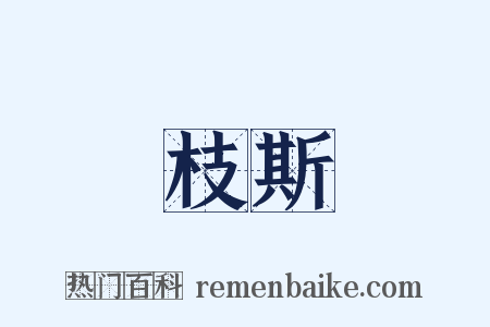 枝斯是什么意思的图片